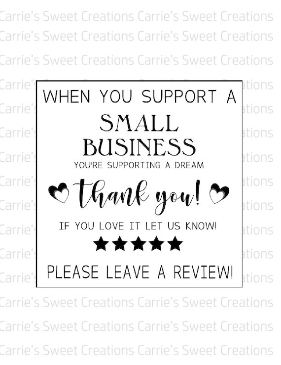 Support for Small Businesses Review